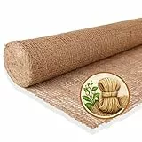 NOOR Jute Böschungsmatte 1,22 x 50 m - Erosionsschutz- & Ufermatte für Garten, Hang & Böschung - biologisch abbaubar & chemikalienfrei - Maschenweite ca. 3 x 3 cm - 500 g/m²