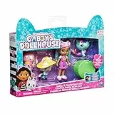 Gabby‘s Dollhouse, Regenbogen Figuren Set, Gabby mit 3 Katzenfiguren und 1 Cat Delivery Überraschungsbox, geeignet für Kinder ab 3 Jahren
