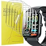 Blueshaweu Schutzfolie Kompatibel für Ddidbi Smartwatch 1.85' P66D, HD klar Flexible TPU Displayschutzfolie [6 Stück] für Ddidbi/Dotn/Aptkdoe P66D Smartwatch 1.85 Zoll (HD)