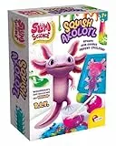 Lisciani - SLUMI Science Squish Axolotl – DIY Wissenschaftsset ab 7 Jahren – Squishy selber Machen mit Farben & Formen – Chemie Experiment Kinder – Spielzeug gegen Stress – Kreatives Bastelset