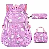 Atarni Schoolbag-1 Schulranzen Unisex Kinder, Hellviolett, Taille Unique, Schulranzen