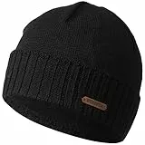 GIESSWEIN Herren Wildgrat Strickm tze, Schwarz (Schwarz 022), Einheitsgröße EU