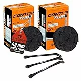 2er Set Continental Fahrradschlauch Conti Tube MTB 29'(47/62-622) SV inklusive 3 MSZweirad Reifenheber