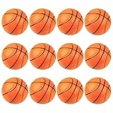 12 STK Antistressball, Anti Stress Balls, Basketball Antistressbälle Erwachsene, Anti Stress Bälle, Kleine Geschenke für Schüler, tragbar Mitbringsel Erwachsene, PU Schaumstoffball Stressabbau