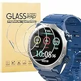 KUSINHOKA 3 Stück Schutzfolie kompatibel mit Qecnato S10 1.39 Zoll, [Anti-Kratzen] Weiche TPU Displayschutzfolie, Vollständige Abdeckung HD Klar Anti-Fingerprint Folie für Qecnato Smartwatch S10