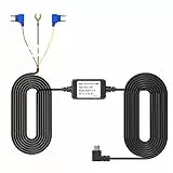 zhiroad CD311 Dash Cam Hardwire Kit, Dashboard Camera Car Charger Cable Kit 12V- 24V to 5V Hardwire-Kit, 24-Stunden-Parküberwachung mit Niederspannungsschutz