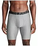 Under Armour Herren Multipack Performance Tech Boxerjock Slip, 22,9 cm Innennaht, ganztägiger Komfort und weich, Steel Heather 3er-Pack, Large