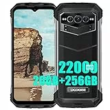 DOOGEE VMAX 5G Smartphone ohne Vertrag, 22000mAh Akku, 20GB + 256GB, Dimensity 1080 Octa Core, 108MP Kamera (20MP Infrarot) + 16MP + 32MP, 6.58 Zoll Simlockfreie Handys Schwarz