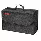 Einesin Auto Organizer Toolbag, Kofferraum Organizer aus Filz mit Klett Fixierung, Auto Zubehör für Werkzeug & Autopflege, Auto Organizer Kofferraum, Kofferraumtasche