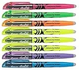 PILOT 8er Set FriXion Light Textmarker neon