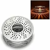 Creano Stövchen aus Edelstahl mit Teelichthalter - stabil klappert Nicht - für sämtliche Teekannen geeignet