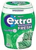Extra Professional Kaugummi Zuckerfrei, Fresh Speartmint, 50 Dragees, Xylitol Kaugummi ohne Zucke mit Minz Frische (50 Dragees)