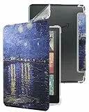 WALNEW Hülle für 7' Kindle Paperwhite 12. Generation 2024 und Kindle Colorsoft Signature Edition, klare weiche TPU-Rückenschutzhülle für den 2024 Kindle Paperwhite