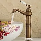 Retro Vintage Einhebel Wasserhahn Waschtischarmatur Küchenarmatur Waschbecken Wasserhahn Messing