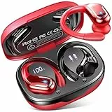 Bluetooth Kopfhörer in Ear Sport, 75Std 2025 Kopfhörer Kabellos Bluetooth 5.4, Hi-Fi Stereo Tiefer Bass Wireless Earbuds, 4 ENC Noise Cancelling Mic, IP-X8 Wasserdicht, USB-C Ohrhörer mit Ohrhaken
