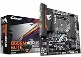 GIGABYTE B550M AORUS Elite Mainboard – AMD Ryzen 5000 CPUs, 5+3 Phasen VRM, bis zu 4733 MHz DDR4, 1xPCIe 4.0 + 1xPCIe 3.0 M.2, 1GbE LAN, USB 3.2 Gen 1
