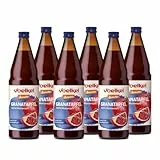 Voelkel - Bio Granatapfel - 100% Muttersaft - 6 x 0,75L - Demeter-Qualität aus Deutschland