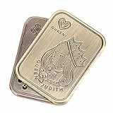 Luqeeg ADHS Push Slider Spielzeug Magnetisches Slider Spielzeug Metall Poker Push Card Rotating Toys Adult Stress Relief Push Slider Sensorisches Spielzeug Autismus für Schüler Erwachsene