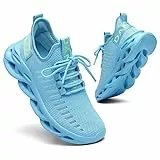 DANNTO Laufschuhe Herren Turnschuhe Damen Sneaker Leichte Atmungsaktiv rutschfeste Sportschuhe Gym Fitness Outdoor Schuhe Fashion Straßenlaufschuhe Dunkelblau 42