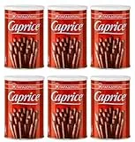 Caprice Waffelröllchen Schoko 6x 400g Papadopoulos aus Griechenland | Griechisches Gebäck | +20ml Jassas Olivenöl