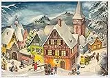 Richard Sellmer Verlag Adventskalender 'verschneites Dorf'