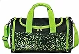 neoxx - Champ Sporttasche Pixel in My Mind - Tasche aus recycelten PET-Flaschen - geräumiges Hauptfach - ideal für Sport und Schule - für Jungen