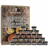Gewürzkalender Adventskalender 2023 Only Spices Weihnachtskalender für Erwachsene 24 Gourmet Premium Kochgewürzset Küchengeschenk Adventskalender für Männer frauen