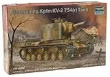 Trumpeter 00367 Modellbausatz German Pz.Kpfwg. KV-2 754, Verschieden