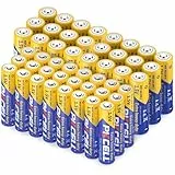 PKCELL Batterien AAA/R6P 24 Stück + Batterien AAA /R03P 24 Stück,Carbon Zinc Einwegbatterien für LED Kerzen Uhren Fernbedienungen Taschenlampen