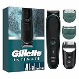 Gillette Body & Intimate Elektrischer Körperrasierer Herren i5 für Intimbereich, SkinFirst Körper & Intimrasierer mit Lebenslang Scharfen Klingen, Wasserdicht, Kabellos für Nass- und Trockenanwendung