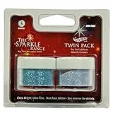 Bakeryteam Das Funkeln Kuchen Deko Funkeln, 5 g (Packung von 2), Pastellblau/Hologramm Blau