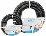 Oase Spiralschlauch schwarz 1 1/2', 10 m - Schlauchabschnitt aus PVC-Material, Ø 38 cm, geeignet für 1 Bar
