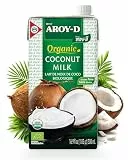AROY-D Bio Kokosnussmilch I Cremige Bio Kokosmilch zum Kochen & Backen I Vegan, Glutenfrei & Laktosefrei I Ideal für Currys, Desserts, Smoothies & Cocktails I 1 x 500 ml