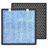 KJ01 Ersatzfilter für Dhyala KJ01 Luftreiniger - 2 Stück H13 HEPA Filter mit Aktivkohle | Haltbar 3-6 Monate | für Pollen, Tierhaare, Gerüche & Allergene
