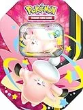 Pokémon Tin Box Mega Pixi ex #129 – Deutsch – Pokémon TCG Box mit 4 Boostern & Promokarte