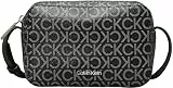 Calvin Klein Damen Umhängetasche Ck Must Camera Bag Mono Klein, Schwarz (Black Mono), Einheitsgröße
