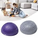 DXIA 2Pcs Balance-Igel Fitness Halbkugel, Sport Kissen für Balancetraining Koordinationstraining, 16 cm Massageball Igelball für Kinder & Erwachsene Fördert Koordination