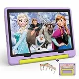 HotLight Kinder-Tablet 10 Zoll Android 14 Tablet Kinder mit 8 GB + 64 GB (TF 1TB), Kinder-Tablet Octa-Core, Lern-Apps vorinstalliert, Kindersicherung, WiFi 6, BT5.0, 5000 mAh (Purpur)