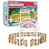 Craze Bibi und Tina Reitarena für Pferdefiguren Spielset Martinshof Pferdeset Pferde Mädchen Geschenk Spielwelt Bibi und Tina Spielzeug ab 3 Jahre Riding Arena 24058