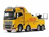 TAMIYA 56362 1:14 Volvo FH16 Abschlepper 8x4, Bausatz zum Zusammenbauen, RC Truck, fernsteuerbarer, Lastwagen, LKW, Konstruktionsspielzeug, Modellbau, Basteln, Gelb