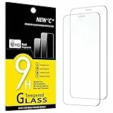 NEW'C 2 Stück für iPhone 12 und iPhone 12 Pro für Panzerglas (6,1 Zoll), Frei von Kratzern, 9H Härte, HD Displayschutz folie, 0.33mm Ultra-klar, Ultrabeständig