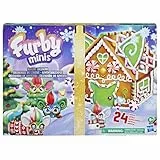 Furby Minis Adventskalender mit 24 Überraschungen, Mini Figuren, Sticker und DIY Schlüsselanhänger mit Charms, weihnachtliches Countdown Spielzeug, Sammelset für Kinder ab 6 Jahren