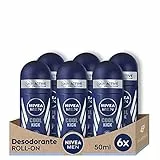 NIVEA MEN Cool Kick Roll-on im 6er Pack (6 x 50 ml), Deo für Männer mit Frischekick, Anti-Transpirant Deo für die Männerpflege