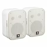 JBL Control 1 Miniatur-Lautsprecher, Pro High Performance, 150-Watt, Studio-Monitor weiß