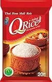 Q RICE Jasminreis – 100% duftender Langkorn Reis – Thai Hom Mali - 1 x 20 kg