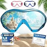 KIDVERSE Taucherbrille Kinder mit Nase - Panorama Tauchmaske - Geprüfte Schwimmbrille Kinder - Schwimmmaske mit Nase für Mädchen & Jungen - wasserdichte Kindertaucherbrille