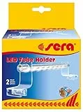 sera LED Tube Holder Clear (2 St) - Acrylglashalterung zur eleganten Befestigung der sera LED X-Change Tubes über offenen Aquarien