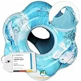 EDWEKIN® Premium Baby Schwimmring, Schwimmhilfe Narwal, Schwimmsitz Kleinkinder, Baby Float, Schwimmreifen ab 6 Monate bis 3 Jahre