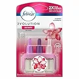 Febreze 3Volution Elektrischer Diffusor, Lufterfrischer Smart Programmierung, Beseitigung von Gerüchen, Orchideen