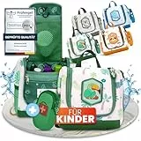 REISERACKER Kulturbeutel Kinder inkl. Medi Tasche als Kulturbeutel zum Aufhängen - Kulturtasche Kinder zum Aufhängen - Kulturtasche für Jungen und Mädchen